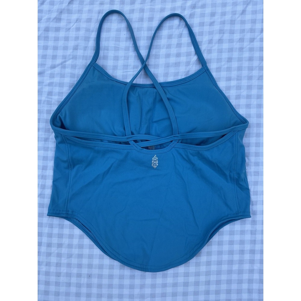 FP Free people movement do it to it athletic‎ workout tank blue size large - Picture 4 of 5